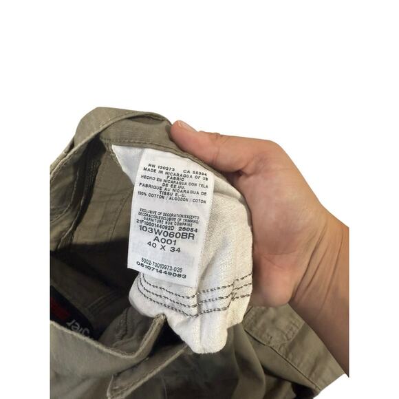 Wrangler RIGGS Workwear Ripstop Ranger Cargo Pant Brown Tan 40X34 - Picture 6 of 9